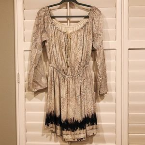Sexy and sleek snakeskin dress!